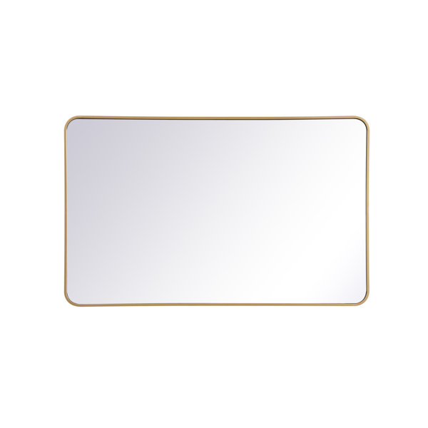 Alessandra Metal Wall Mirror & Reviews Joss & Main